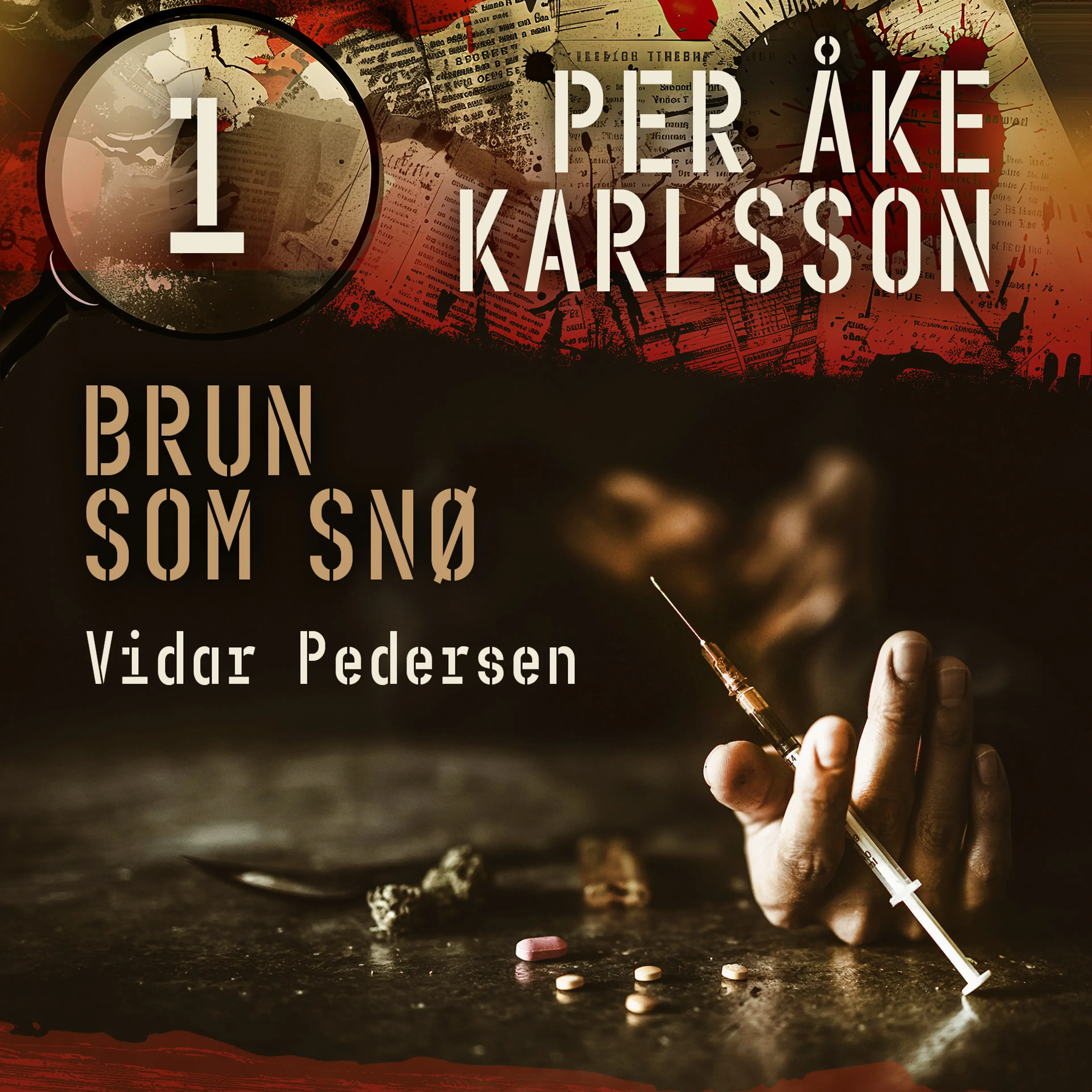 Omslag Brun som snø av Vidar Pedersen (Lydbok)