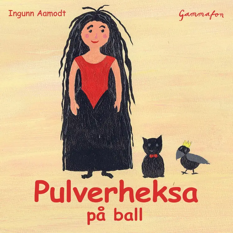 Omslag Pulverheksa på ball av Ingunn Aamodt (Lydbok)
