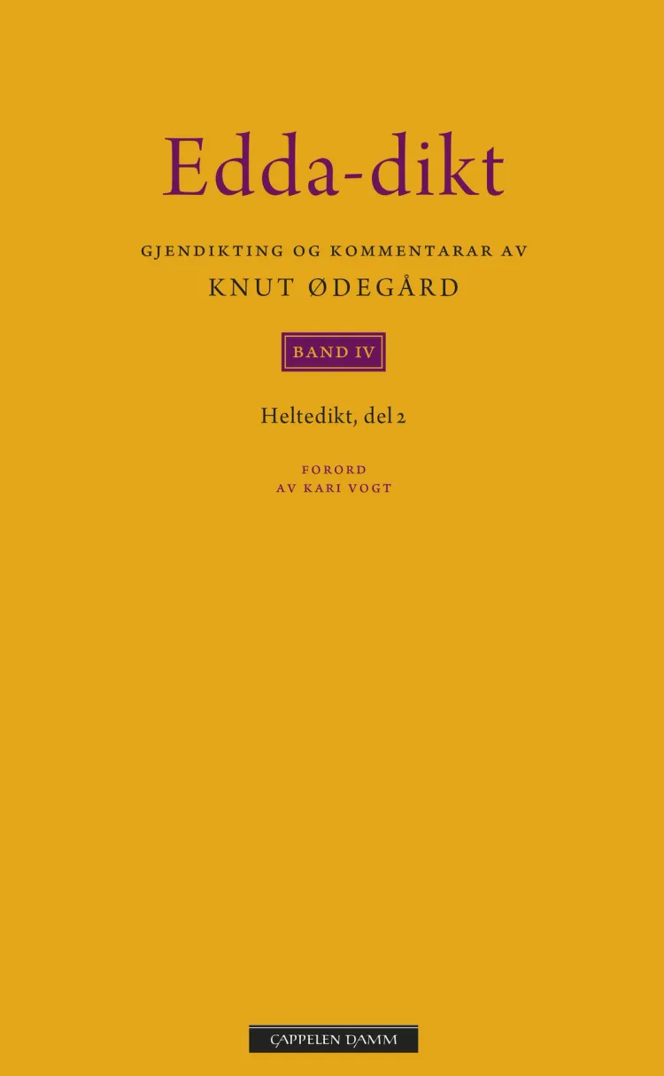 Omslag Edda-dikt Band IV av Knut Ødegård (Ebok)
