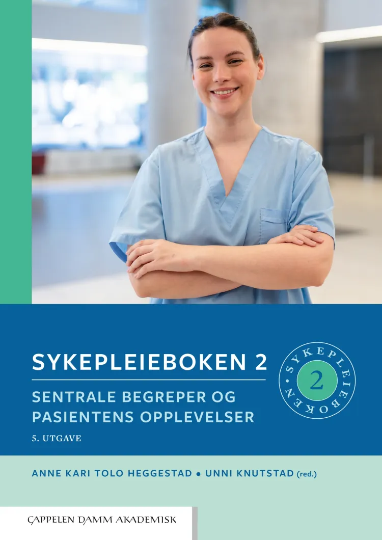 Omslag Sykepleieboken 2 av Anne Kari Tolo Heggestad og Unni Knutstad (Innbundet)