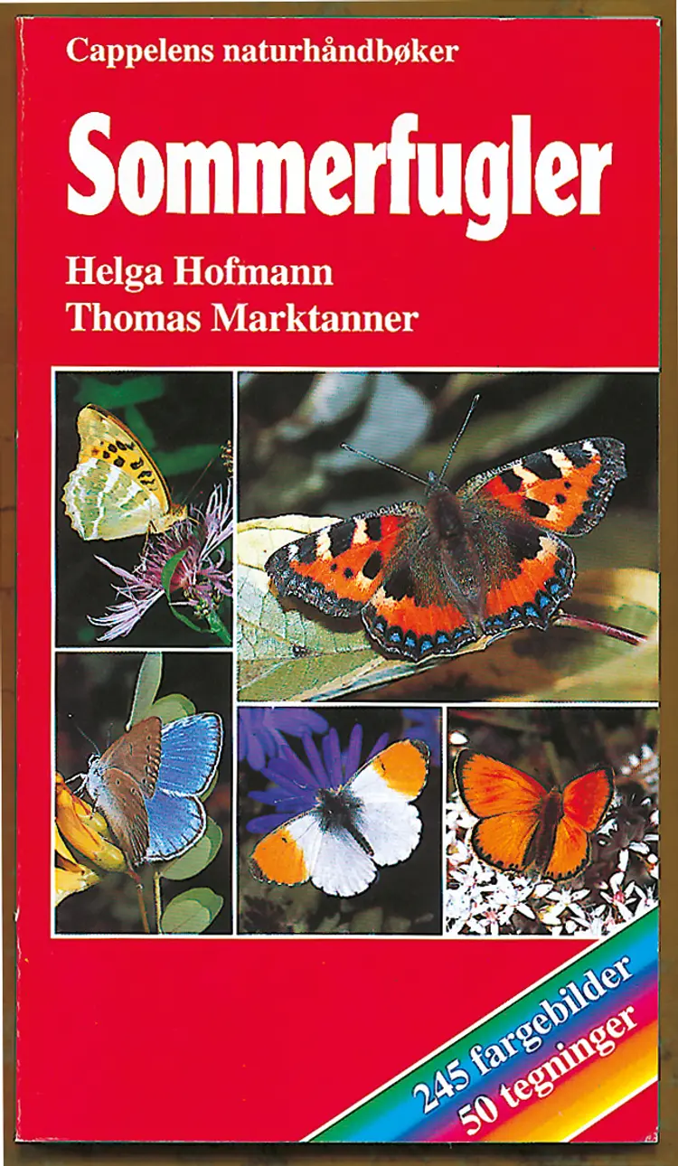 Omslag Sommerfugler - Cappelens Naturhåndbøker (Innbundet)