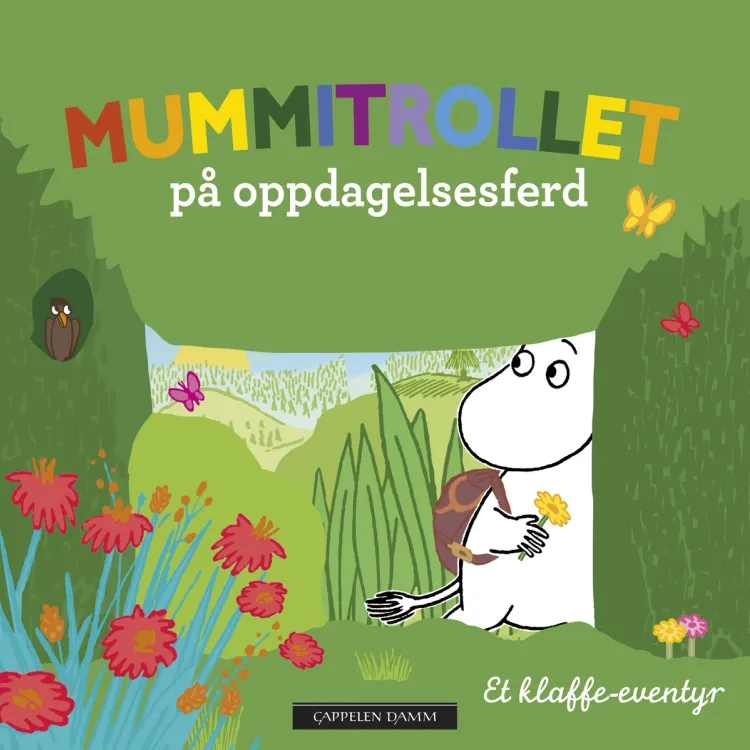 Omslag Mummitrollet på oppdagelsesferd av Tove Jansson (Innbundet)