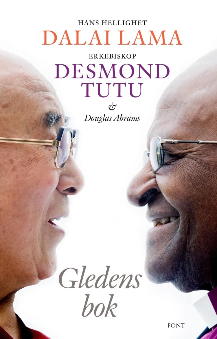 Omslag Gledens bok av Dalai Lama, Desmond Tutu og Douglas Abrams (Heftet)