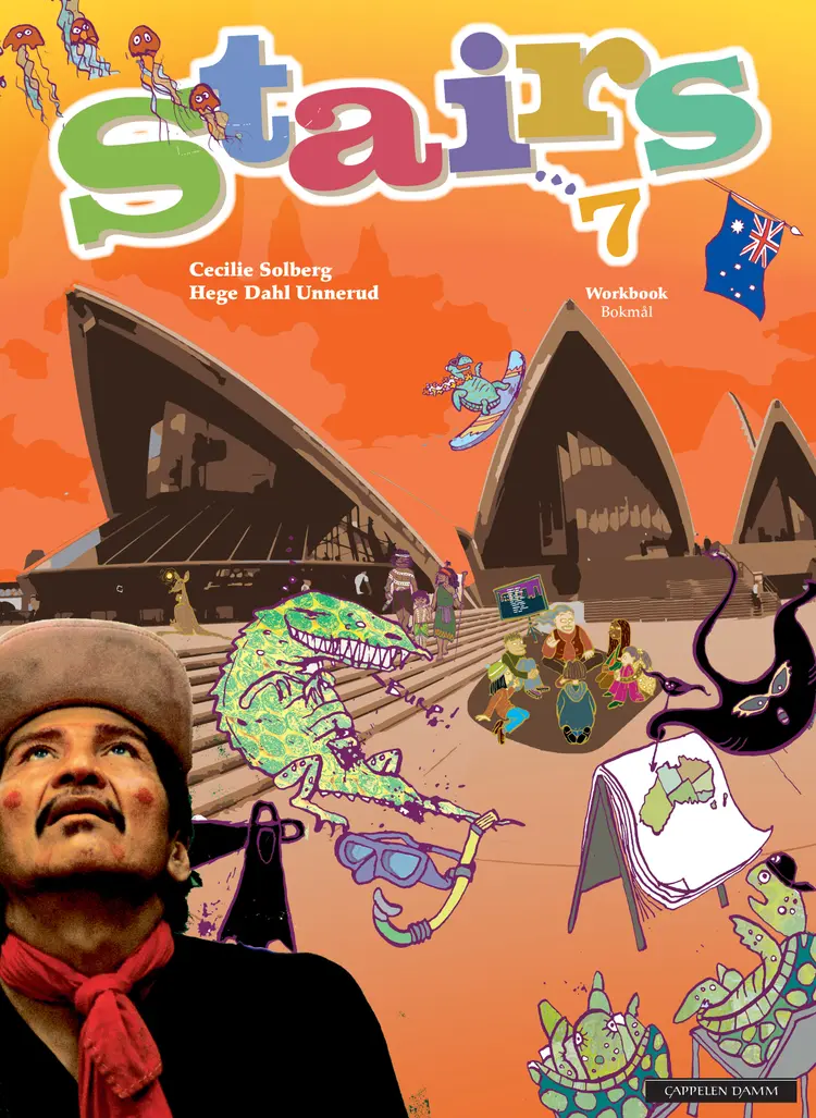 Omslag Stairs 7 Utgave 2 Workbook av Cecilie Solberg og Hege Dahl Unnerud (Heftet)