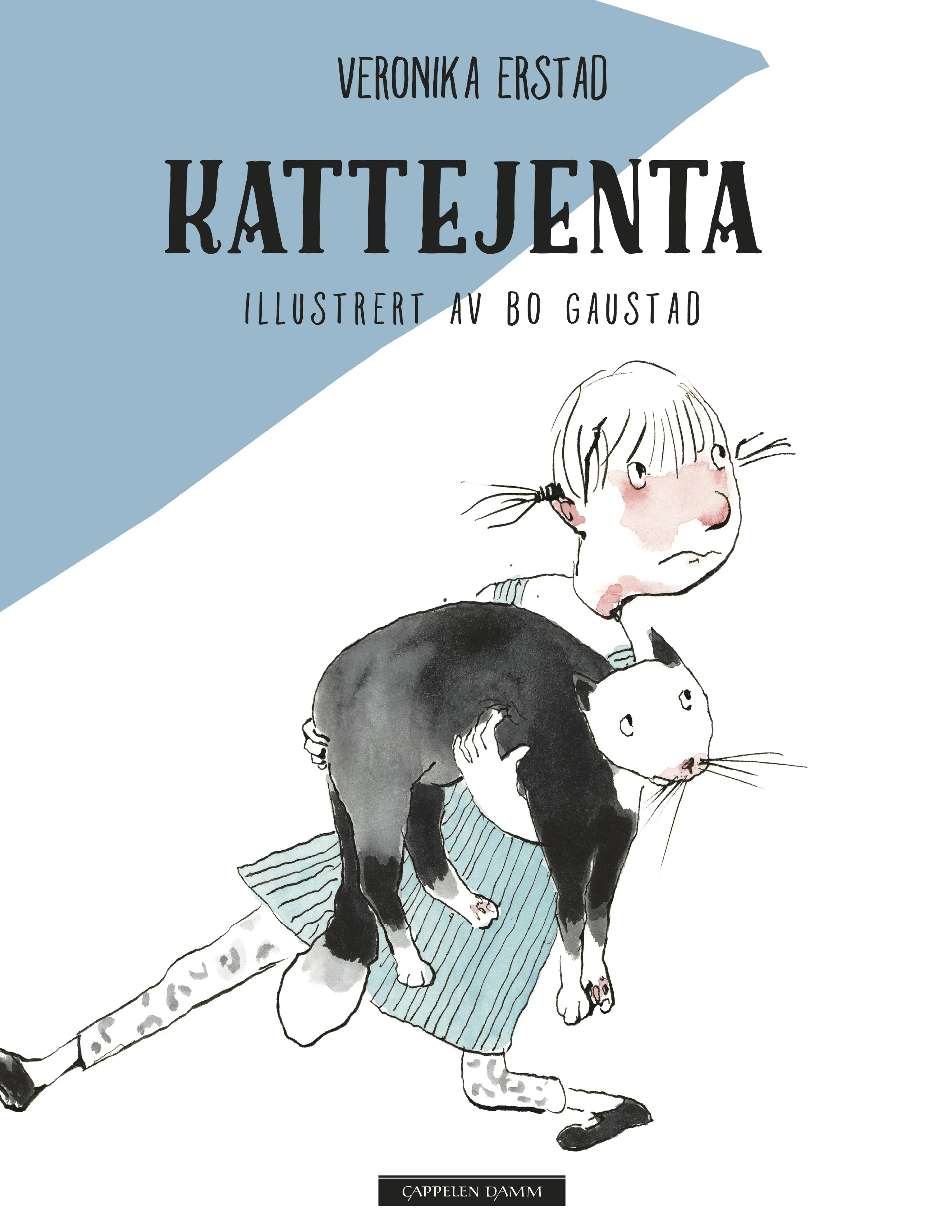 Omslag Kattejenta av Veronika Erstad (Innbundet)