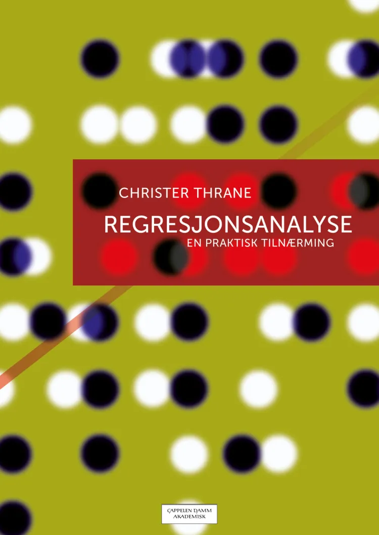 Omslag Regresjonsanalyse av Christer Thrane (Heftet)