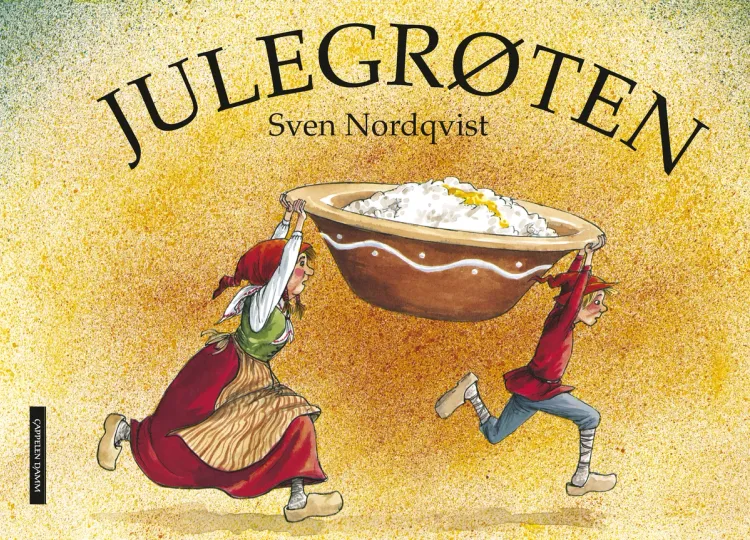 Omslag Julegrøten av Sven Nordqvist (Innbundet)