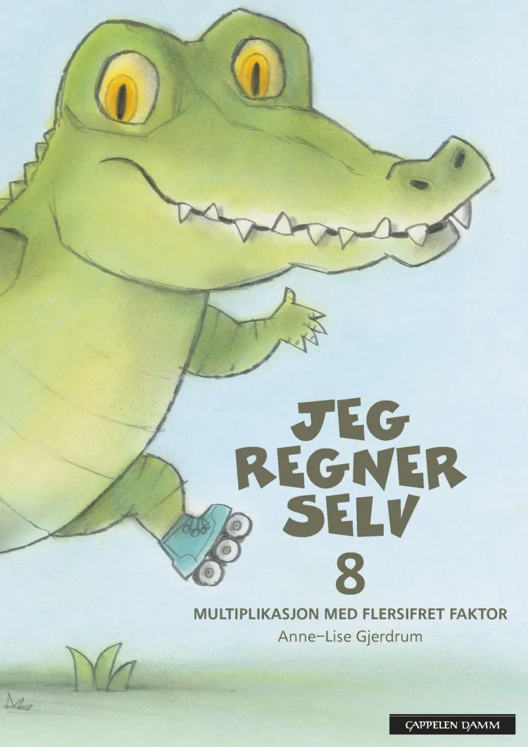 Omslag Jeg regner selv 8 av Anne-Lise Gjerdrum (Heftet)