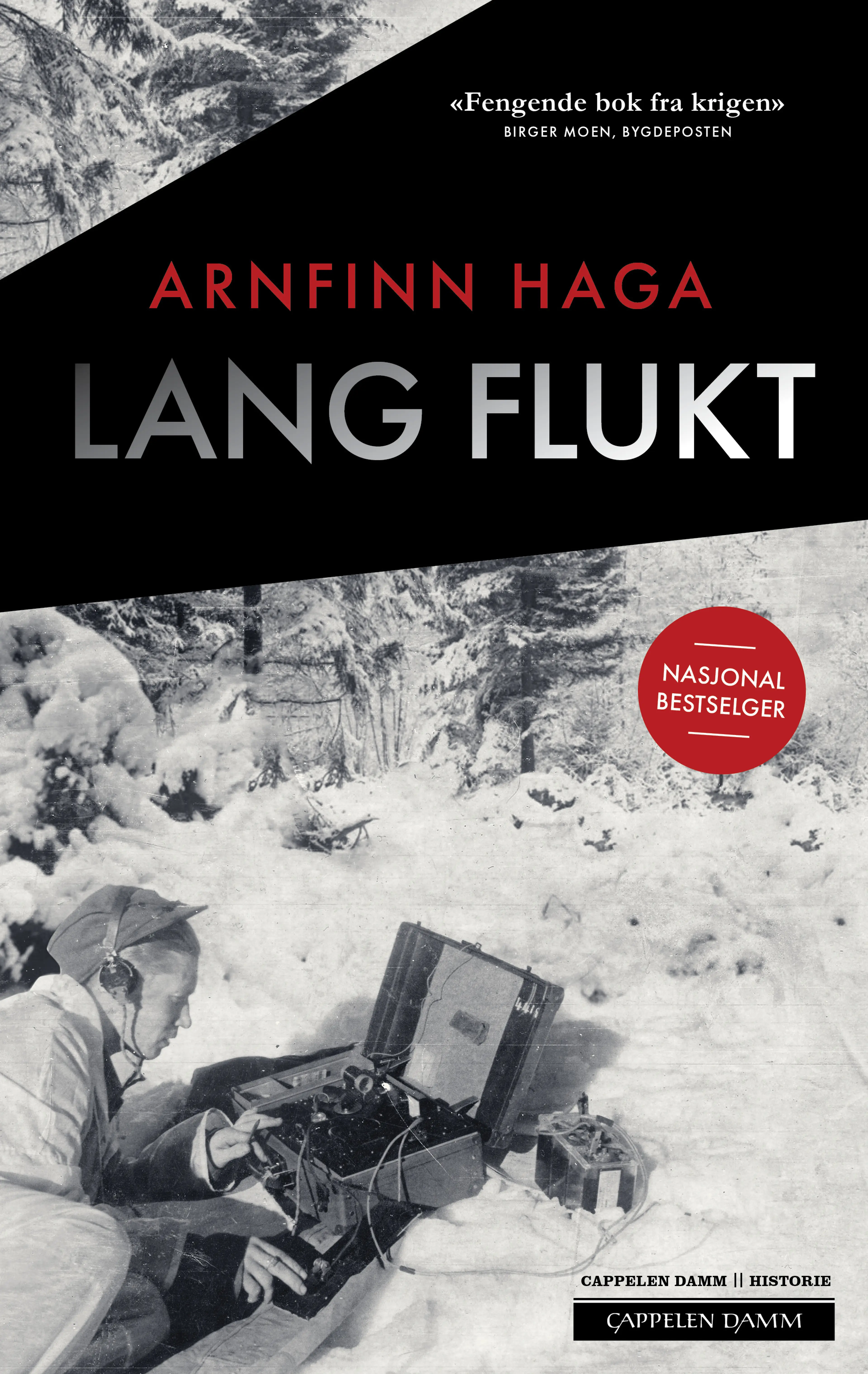 Omslag Lang flukt av Arnfinn Haga (Ebok)