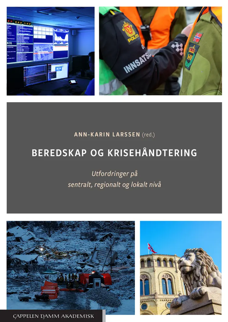 Omslag Beredskap og krisehåndtering av Ann-Karin Larssen (red.) (Heftet)