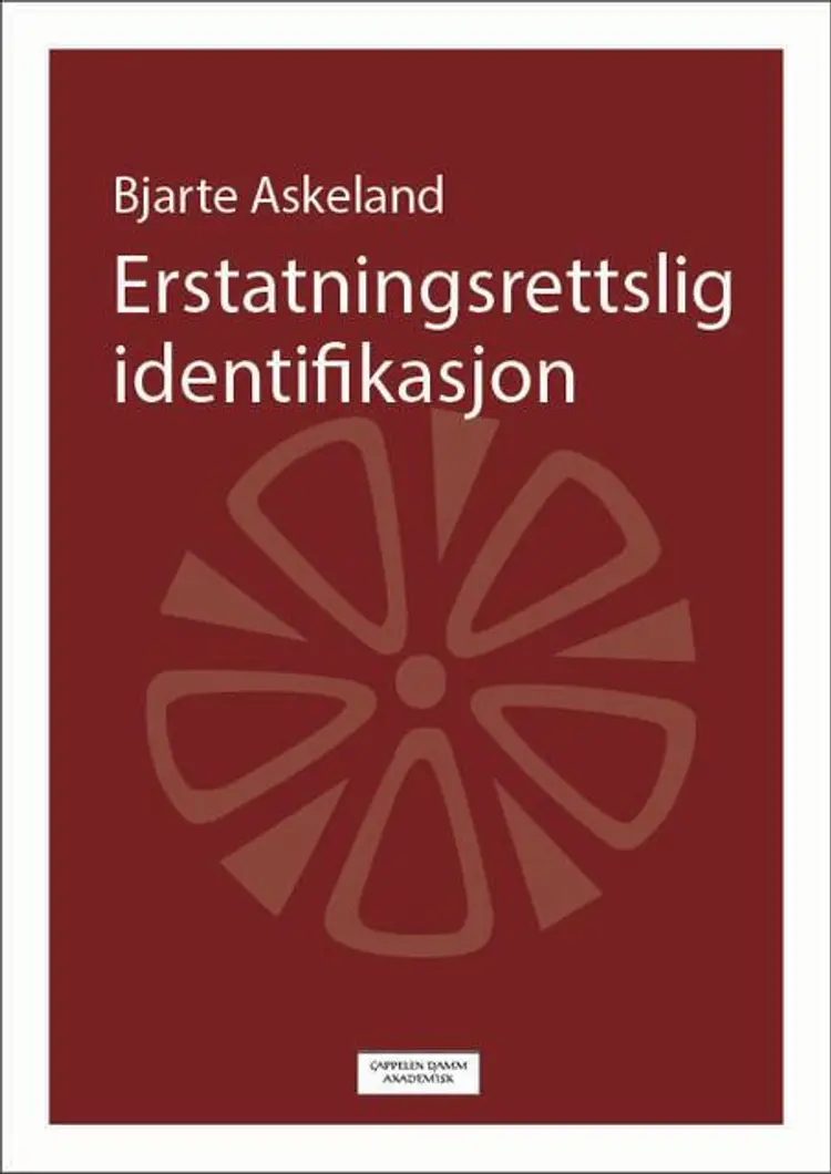 Omslag Erstatningsrettslig identifikasjon av Bjarte Askeland (Ebok)
