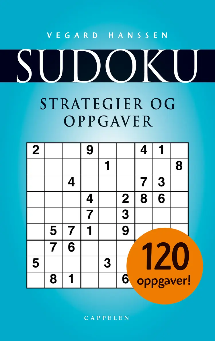 Omslag Sudoku av Vegard Hanssen (Heftet)