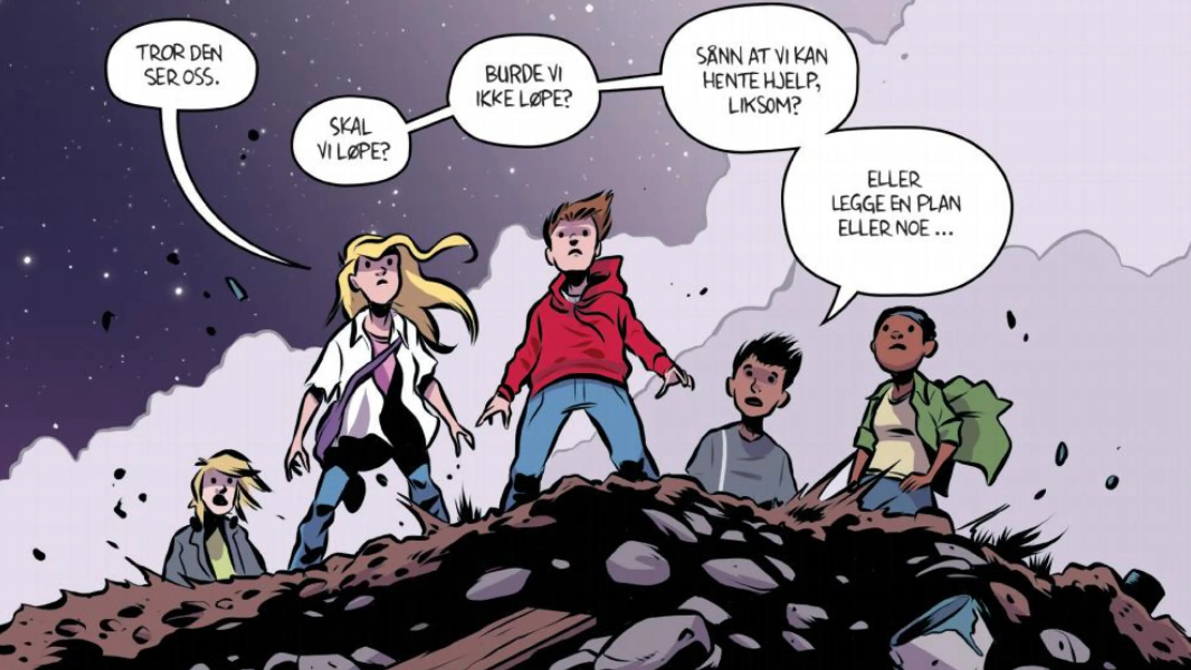Bilde fra tegneserien Animorphs