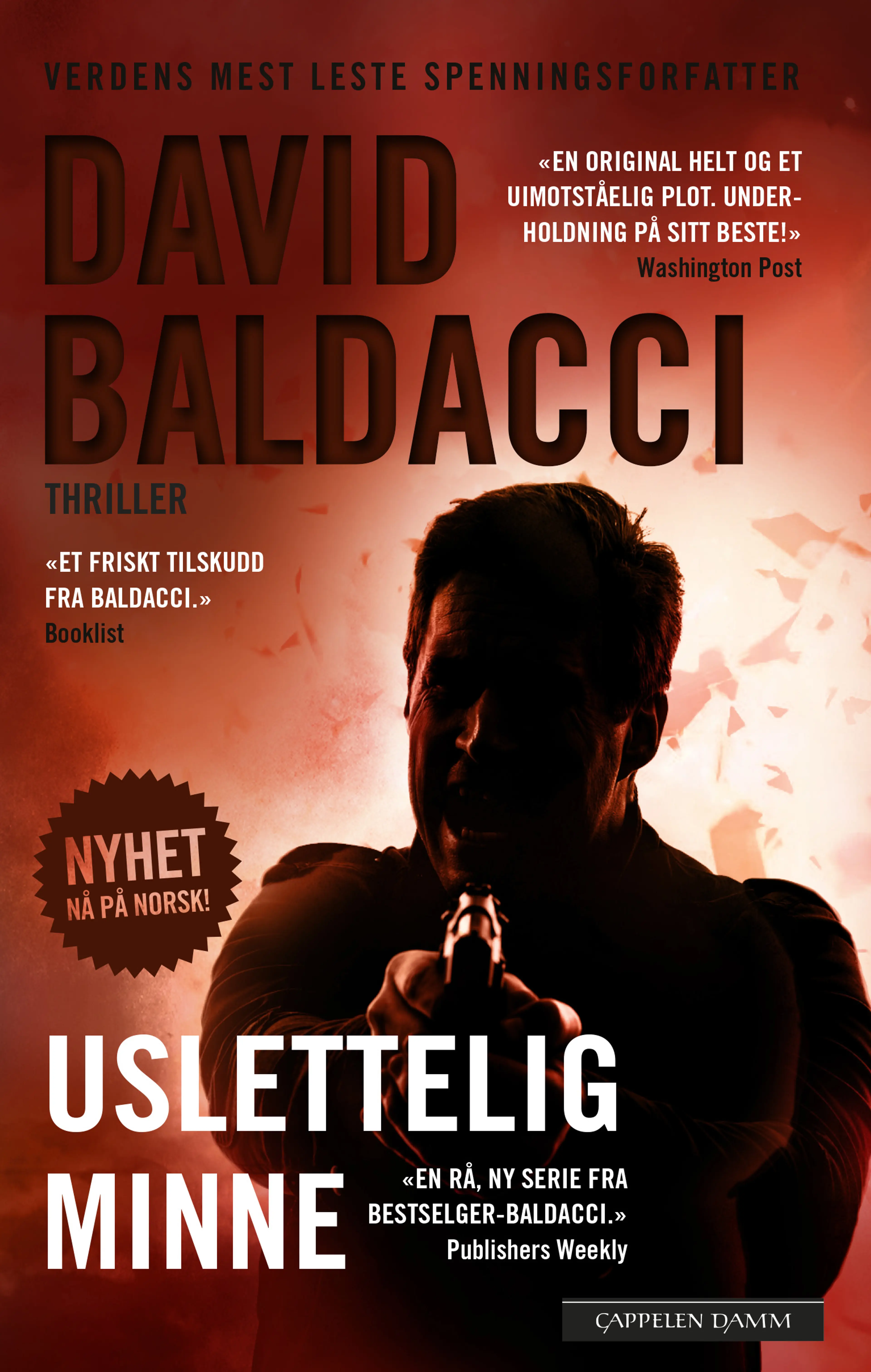 Omslag Uslettelig minne av David Baldacci (Ebok)