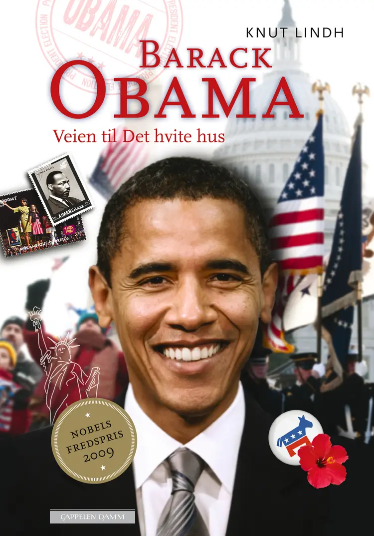 Omslag Barack Obama av Knut Lindh (Innbundet)