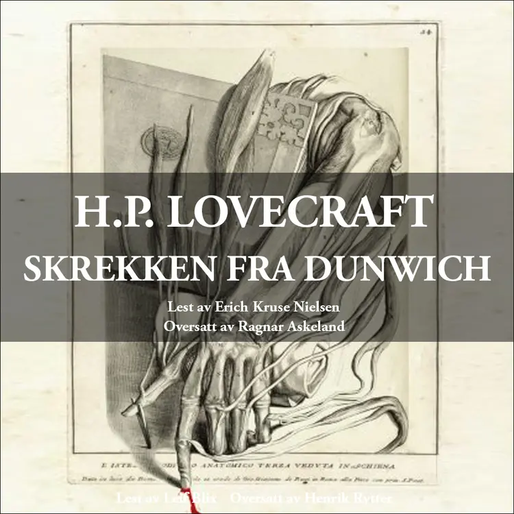 Omslag Skrekken fra Dunwich av Howard Phillips Lovecraft (Lydbok)