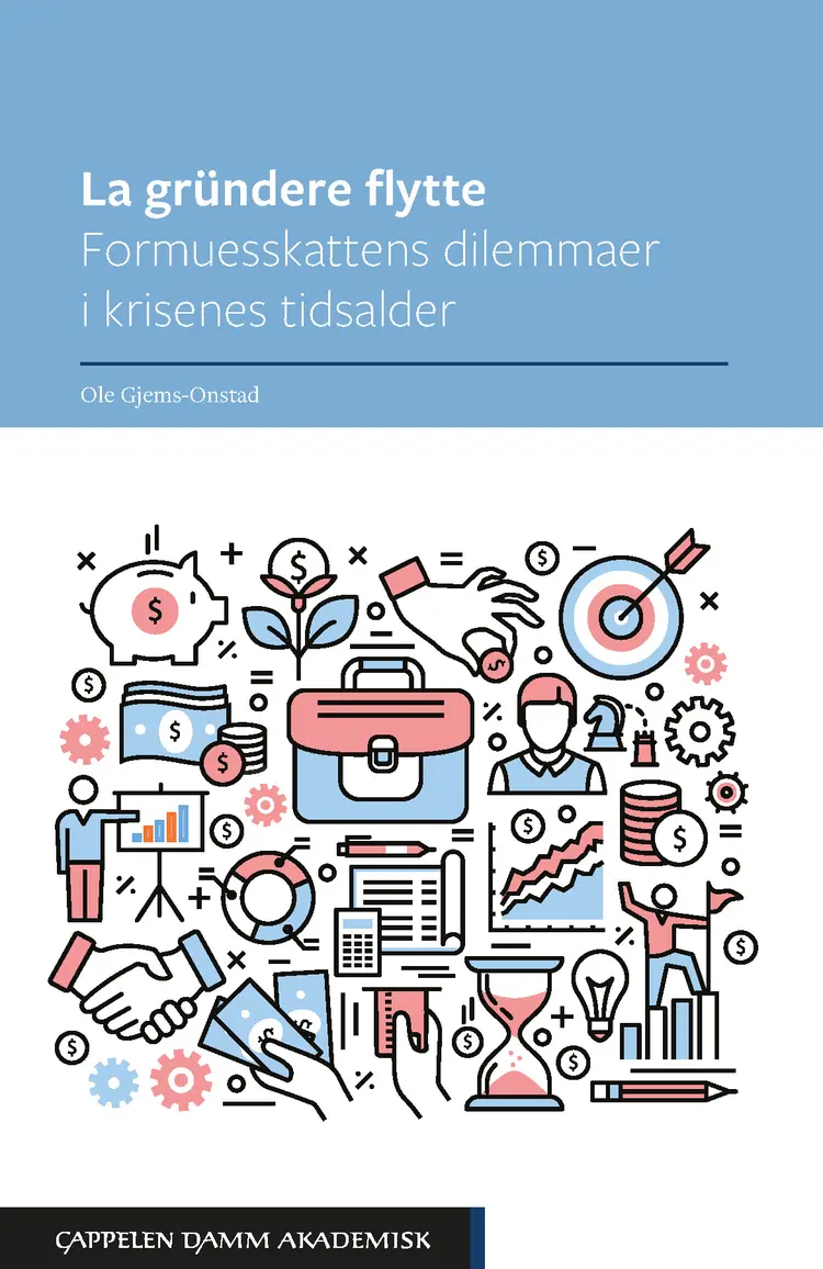 Omslag La gründere flytte av Ole Gjems-Onstad (Heftet)