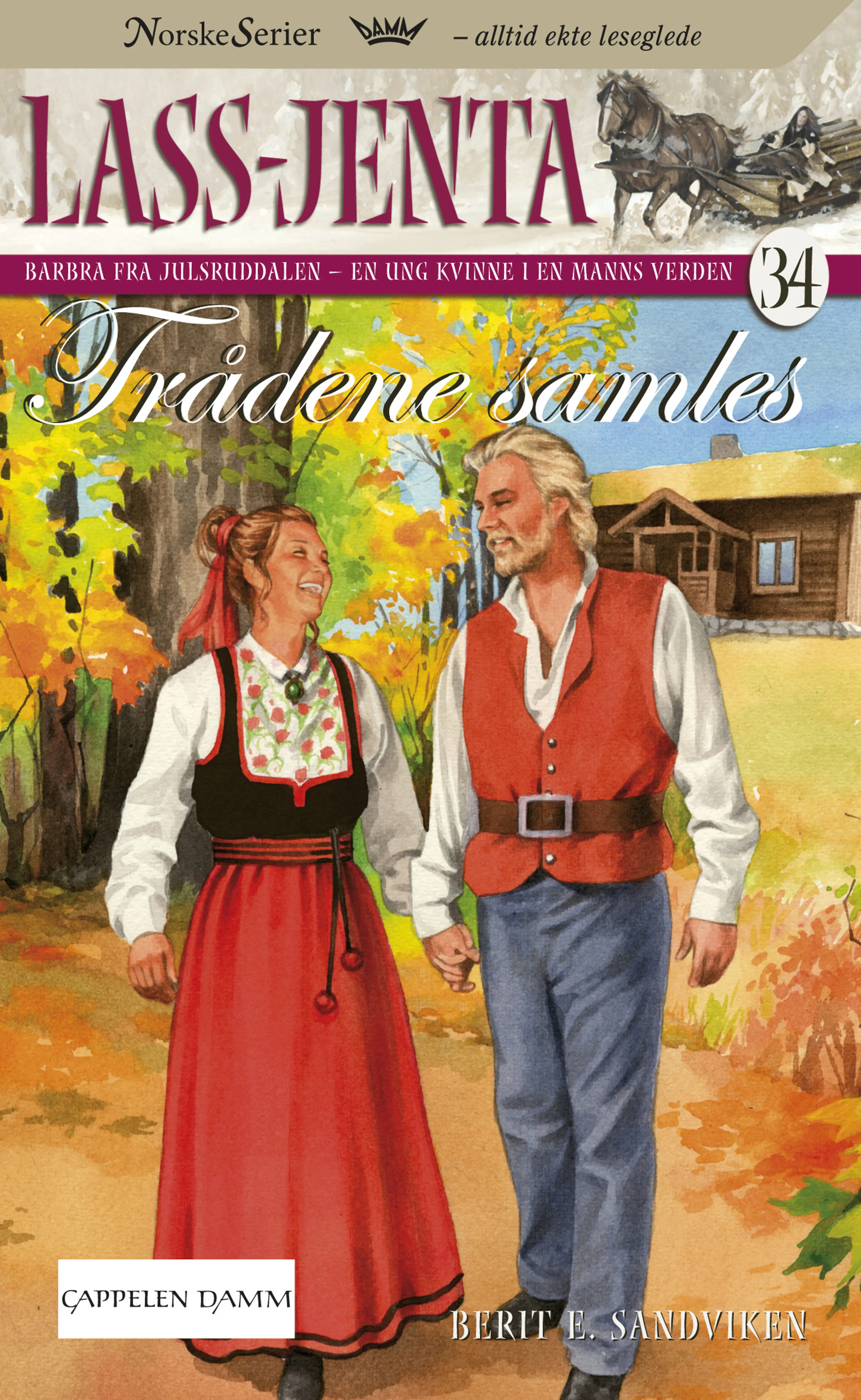 Omslag Trådene samles av Berit Sandviken (Ebok)