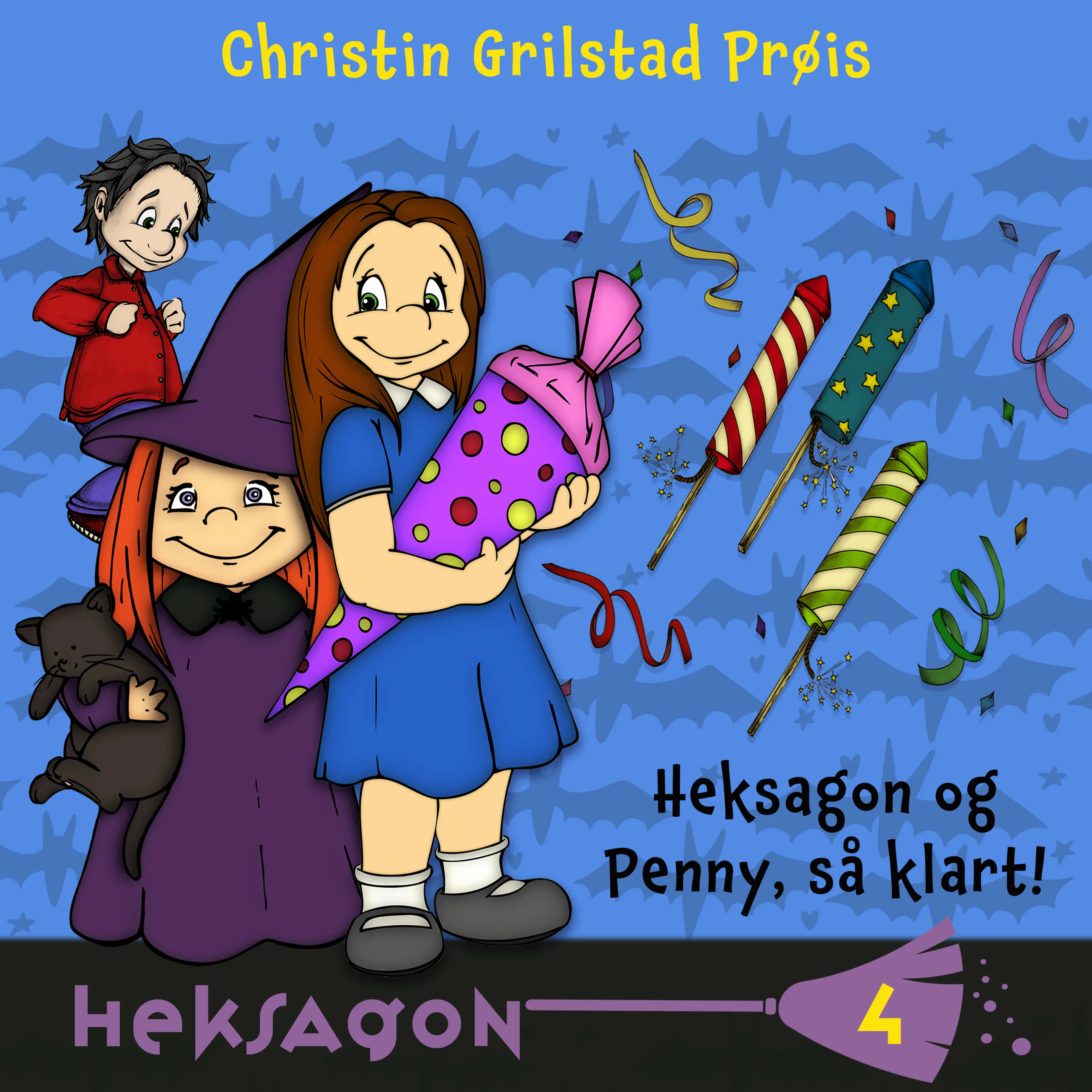 Omslag Heksagon og Penny, så klart! av Christin Grilstad Prøis (Lydbok)