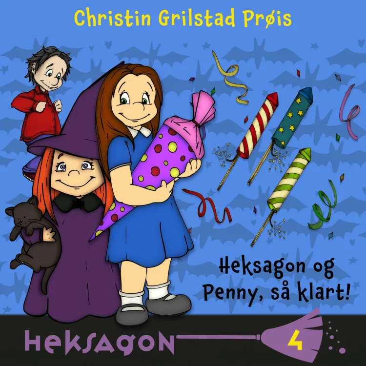 Omslag Heksagon og Penny, så klart! av Christin Grilstad Prøis (Lydbok)