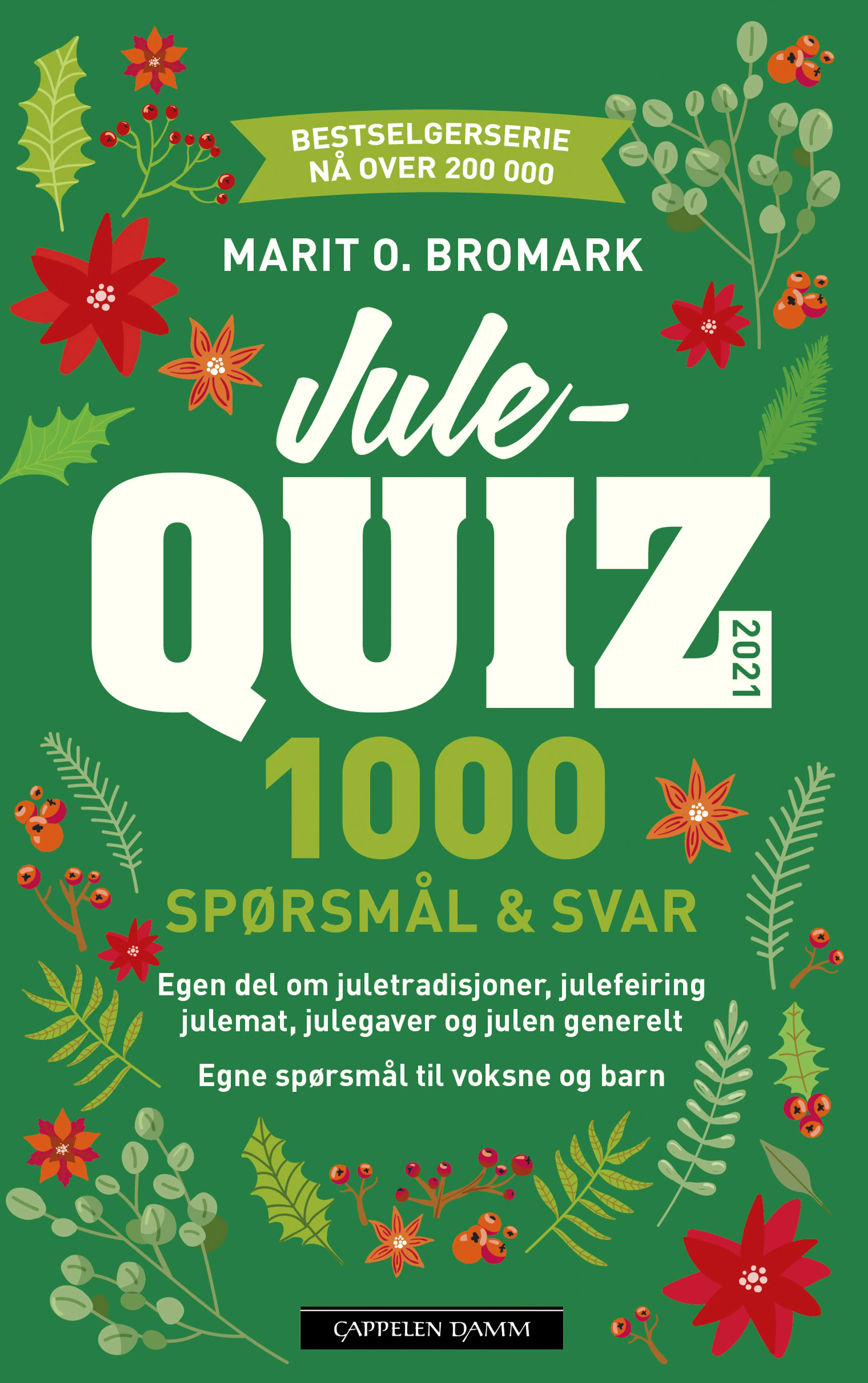 Omslag Julequiz 2021 av Marit O. Bromark (Heftet)