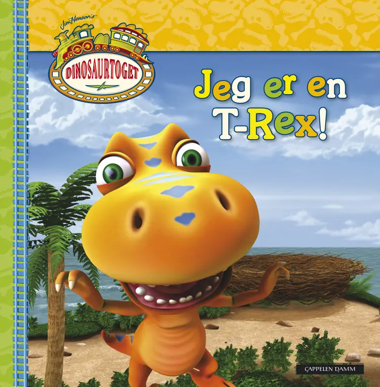 Omslag Dinosaurtoget - Jeg er en T-Rex av Craig Bartlett (Innbundet)