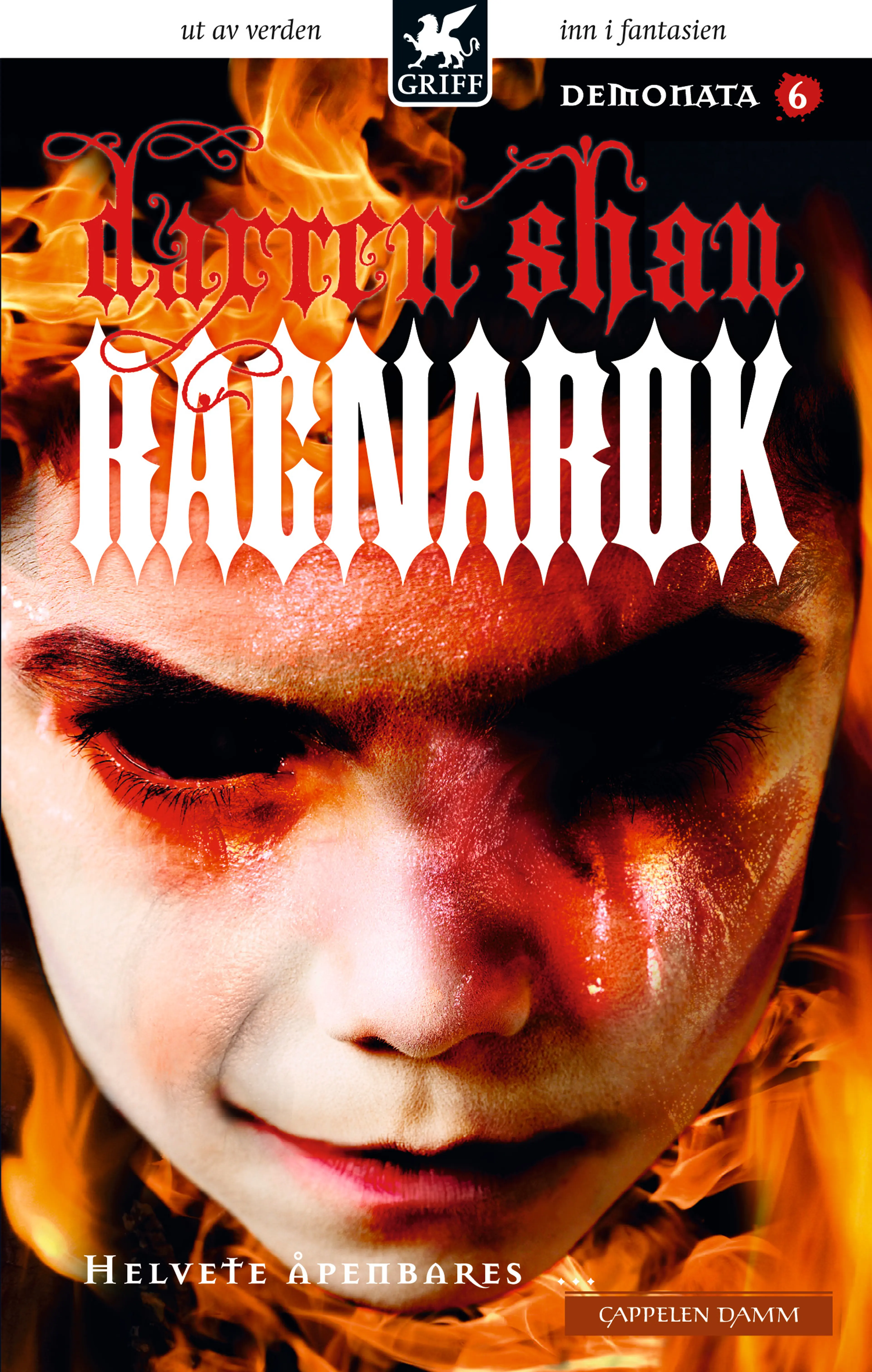 Omslag Ragnarok av Darren Shan (Heftet)