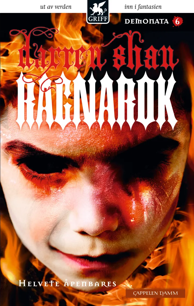 Omslag Ragnarok av Darren Shan (Heftet)