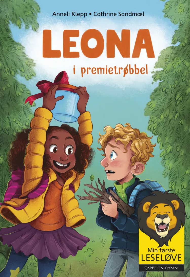 Omslag Min første leseløve - Leona 2: Leona i premietrøbbel av Anneli Klepp (Ebok)