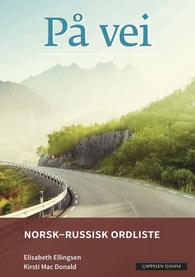 Omslag På vei Norsk-russisk ordliste (2018) av Elisabeth Ellingsen og Kirsti Mac Donald (Heftet)