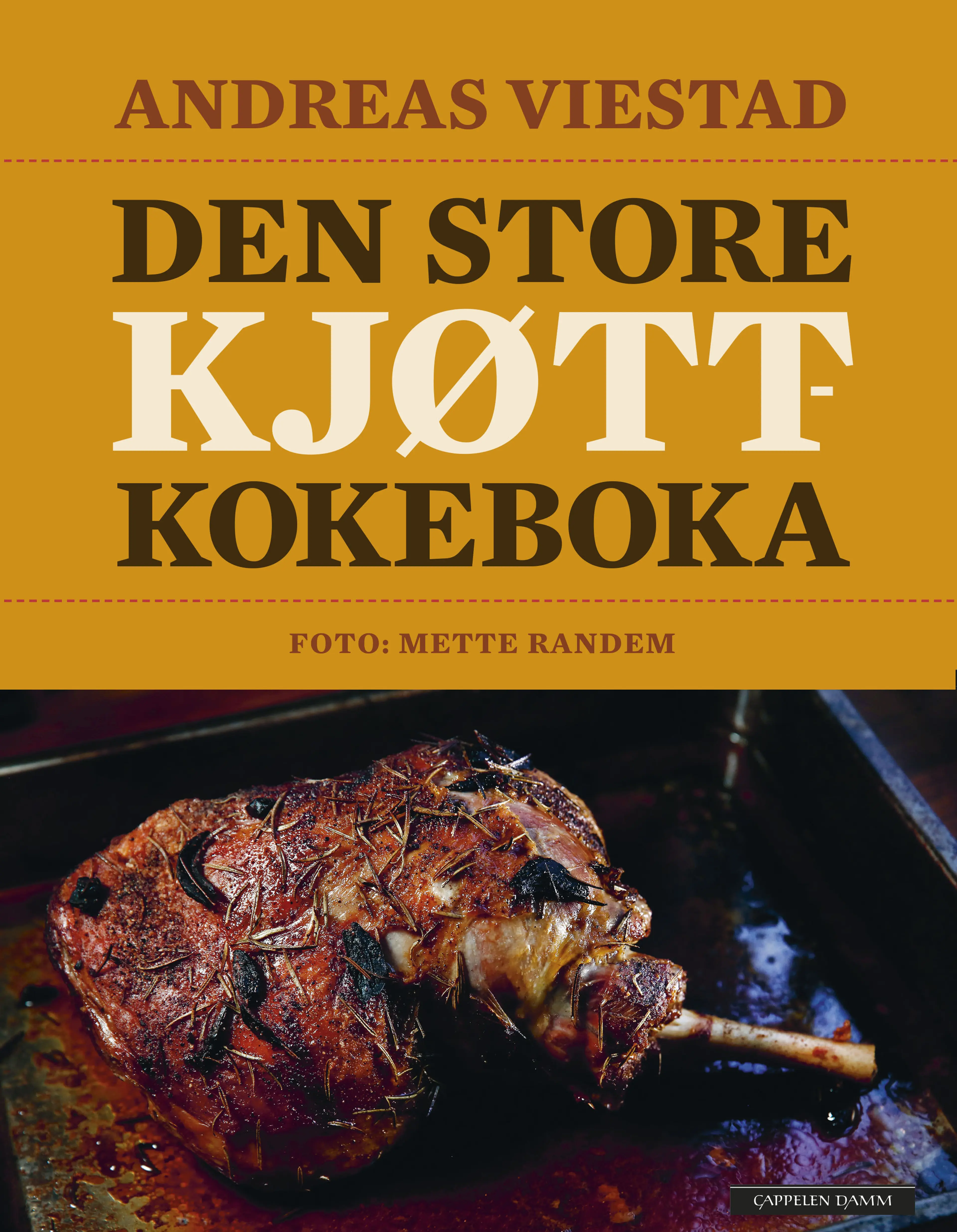Omslag Den store kjøttkokeboka av Andreas Viestad (Innbundet)
