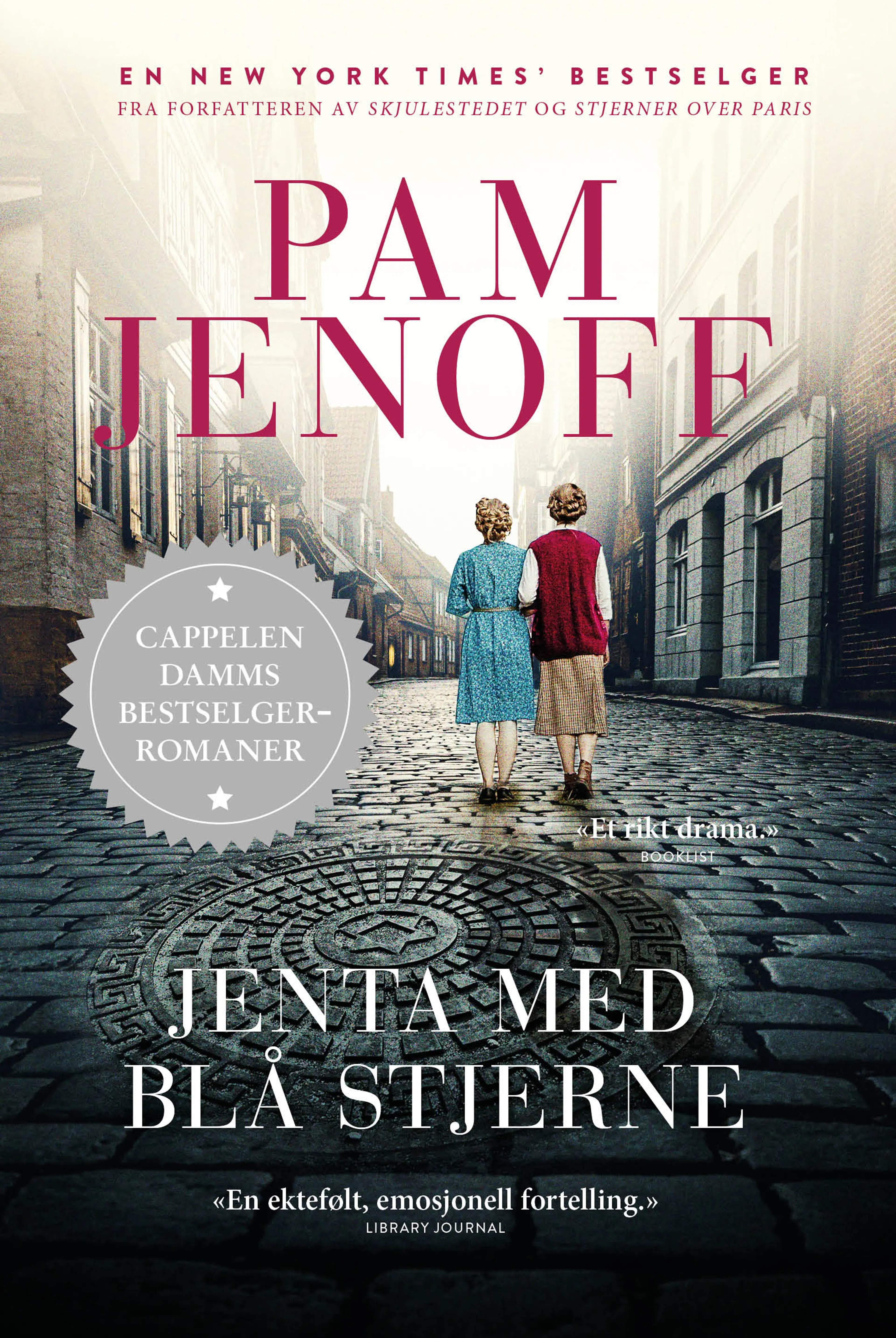 Omslag Jenta med blå stjerne av Pam Jenoff (Heftet)