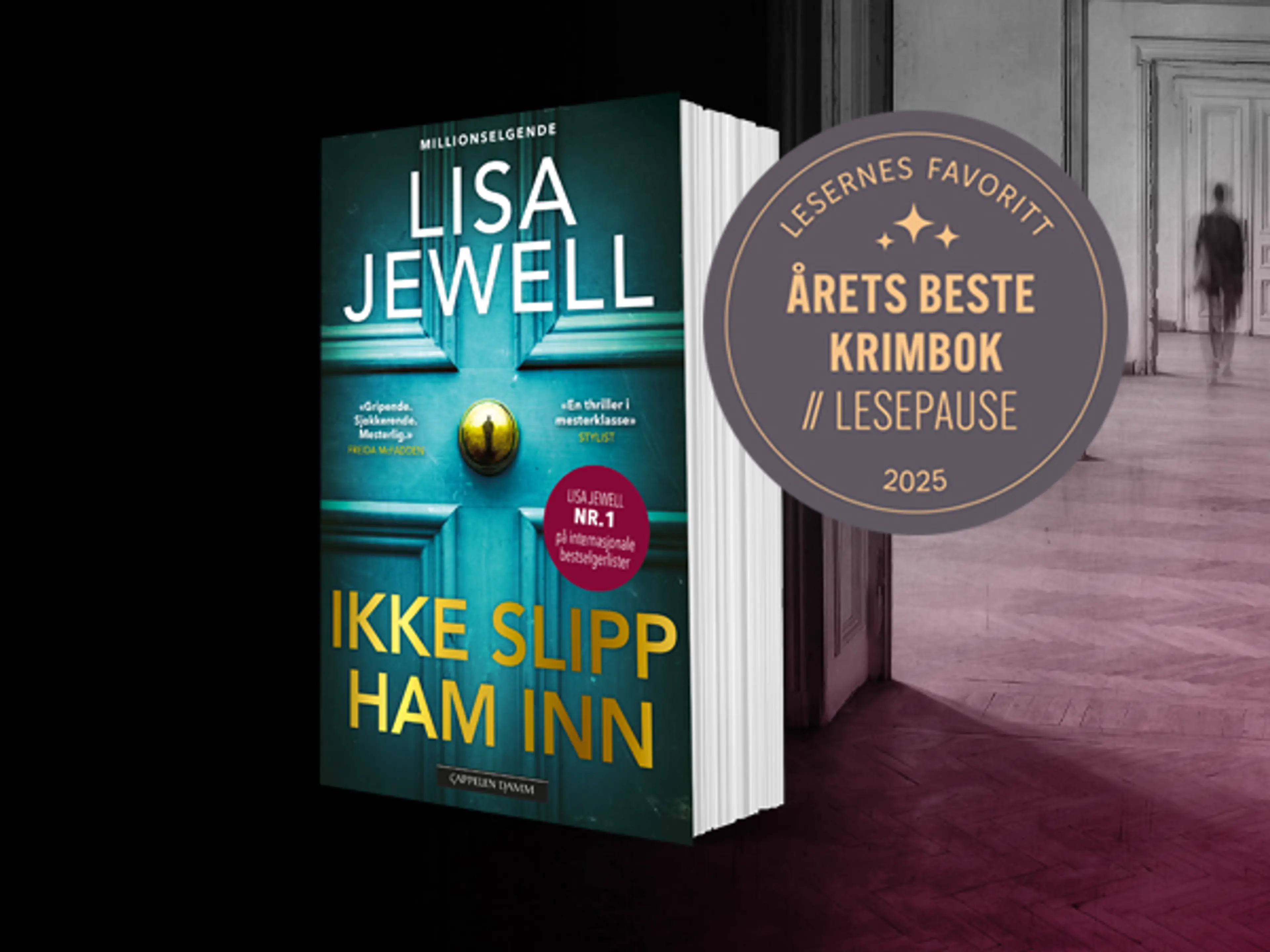 Boken Ikke slipp ham inn er årets beste krimbok 2025