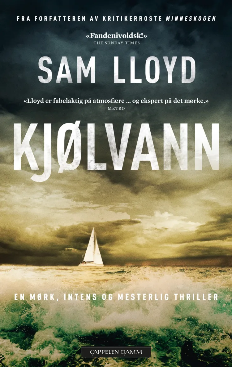 Omslag Kjølvann av Sam Lloyd (Heftet)