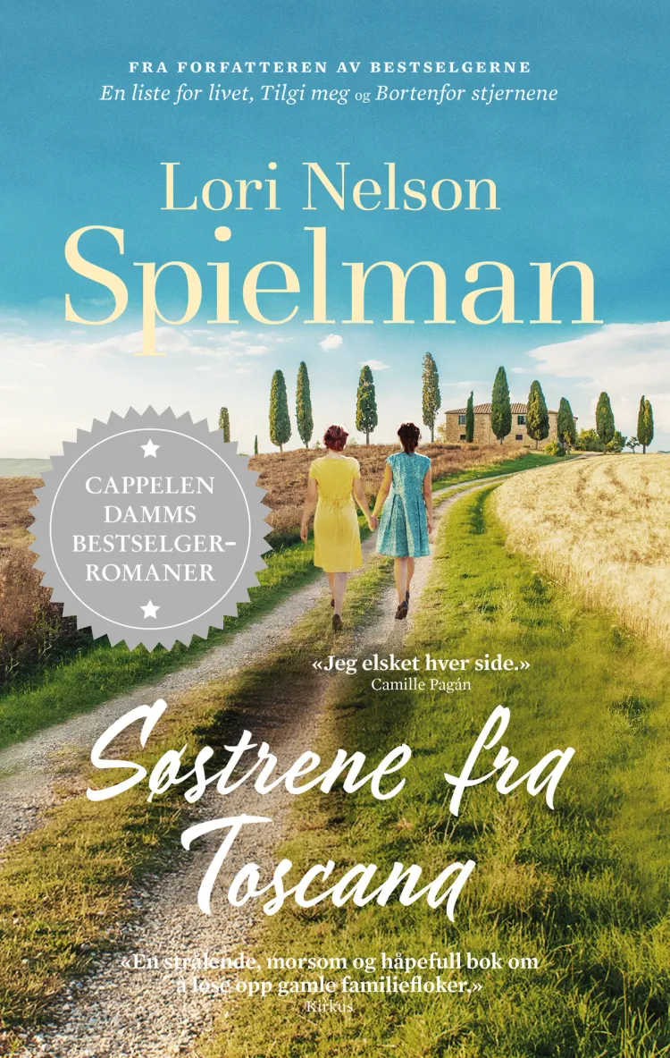 Omslag Søstrene fra Toscana av Lori Nelson Spielman (Innbundet)