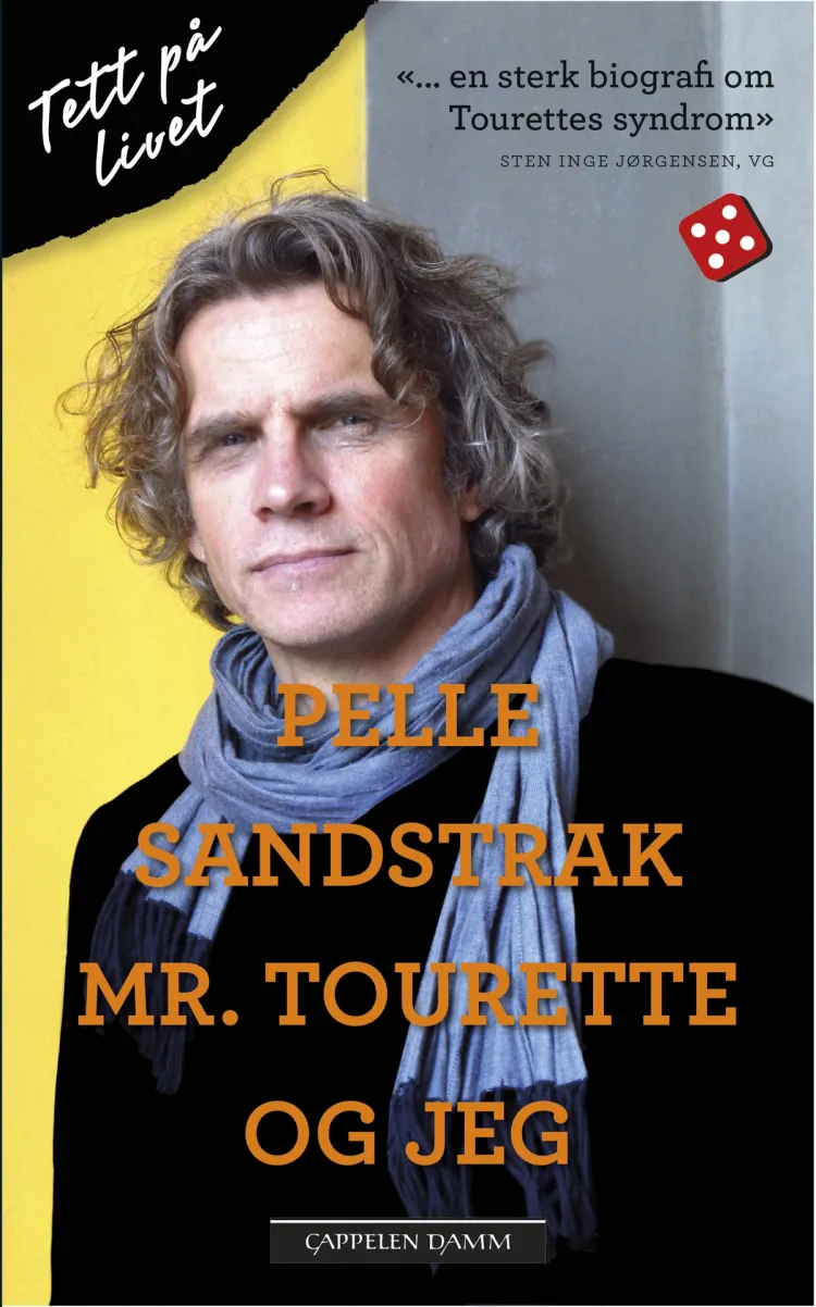 Omslag Mr Tourette og jeg av Pelle Sandstrak (Heftet)