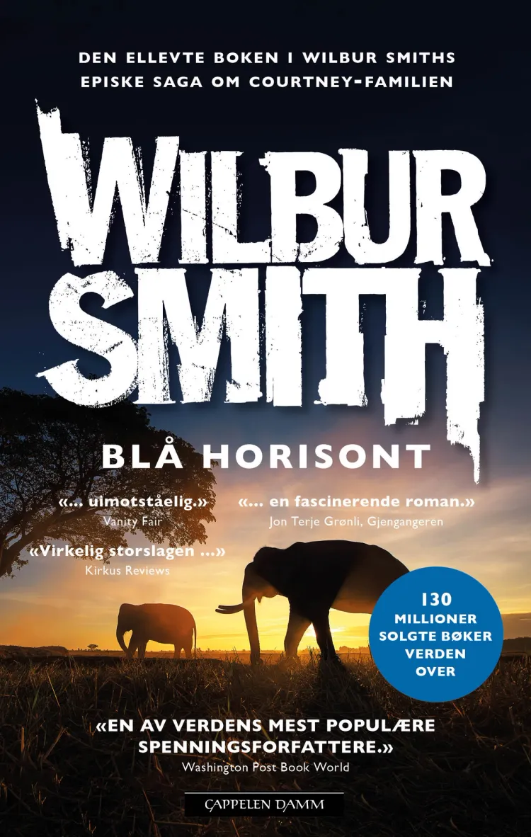 Omslag Blå horisont av Wilbur Smith (Heftet)