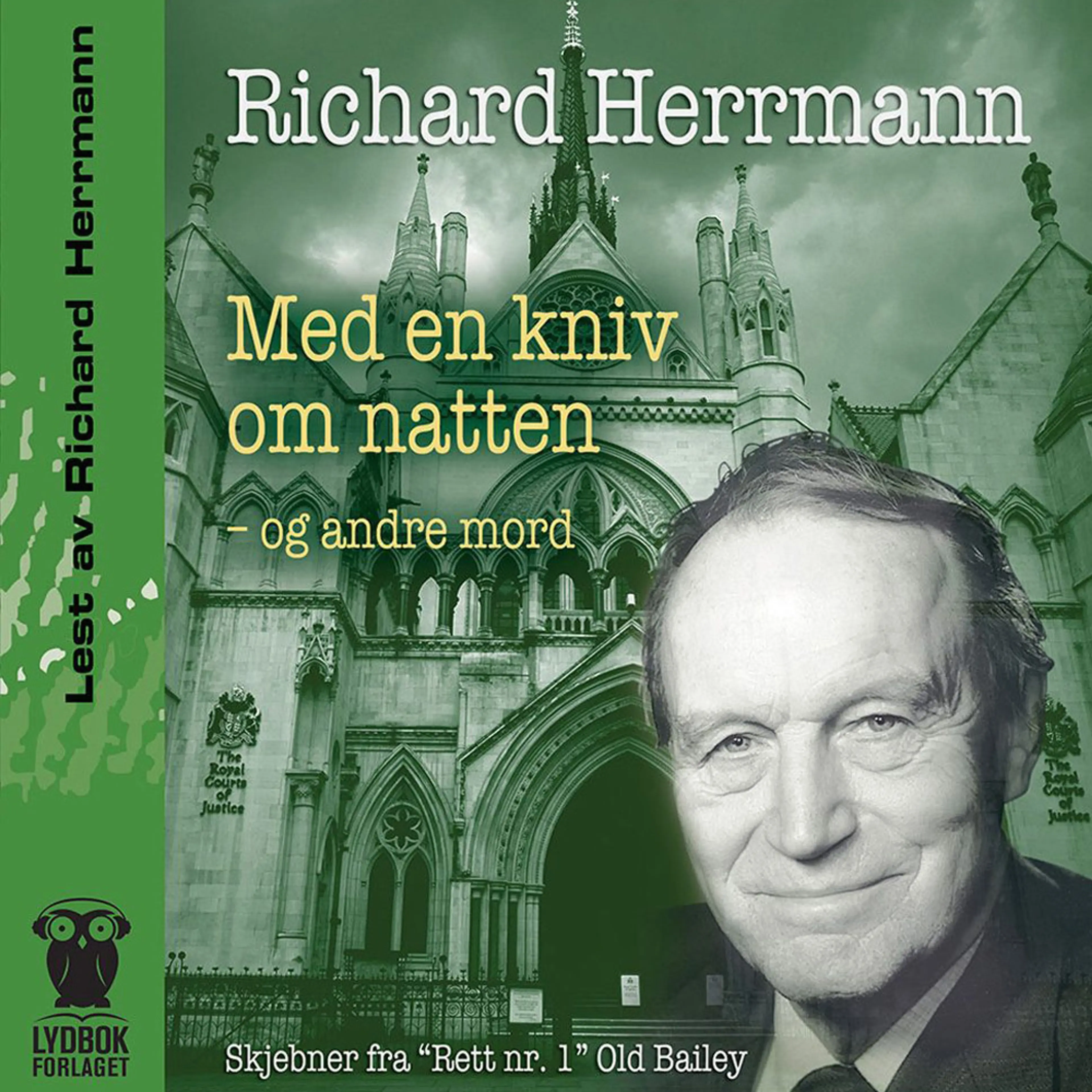 Omslag Med en kniv om natten og andre mord av Richard Herrmann (Lydbok)