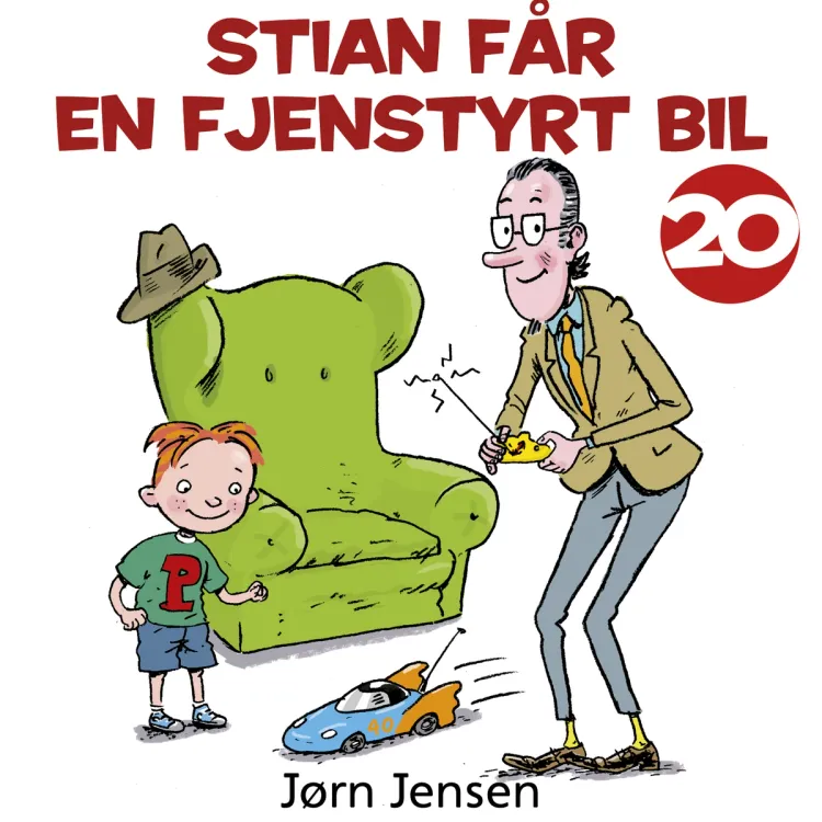 Omslag Stian får en fjernstyrt bil av Jørn Jensen (Lydbok)