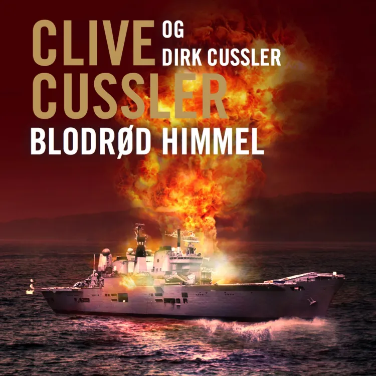 Omslag Blodrød himmel av Clive Cussler (Lydbok)