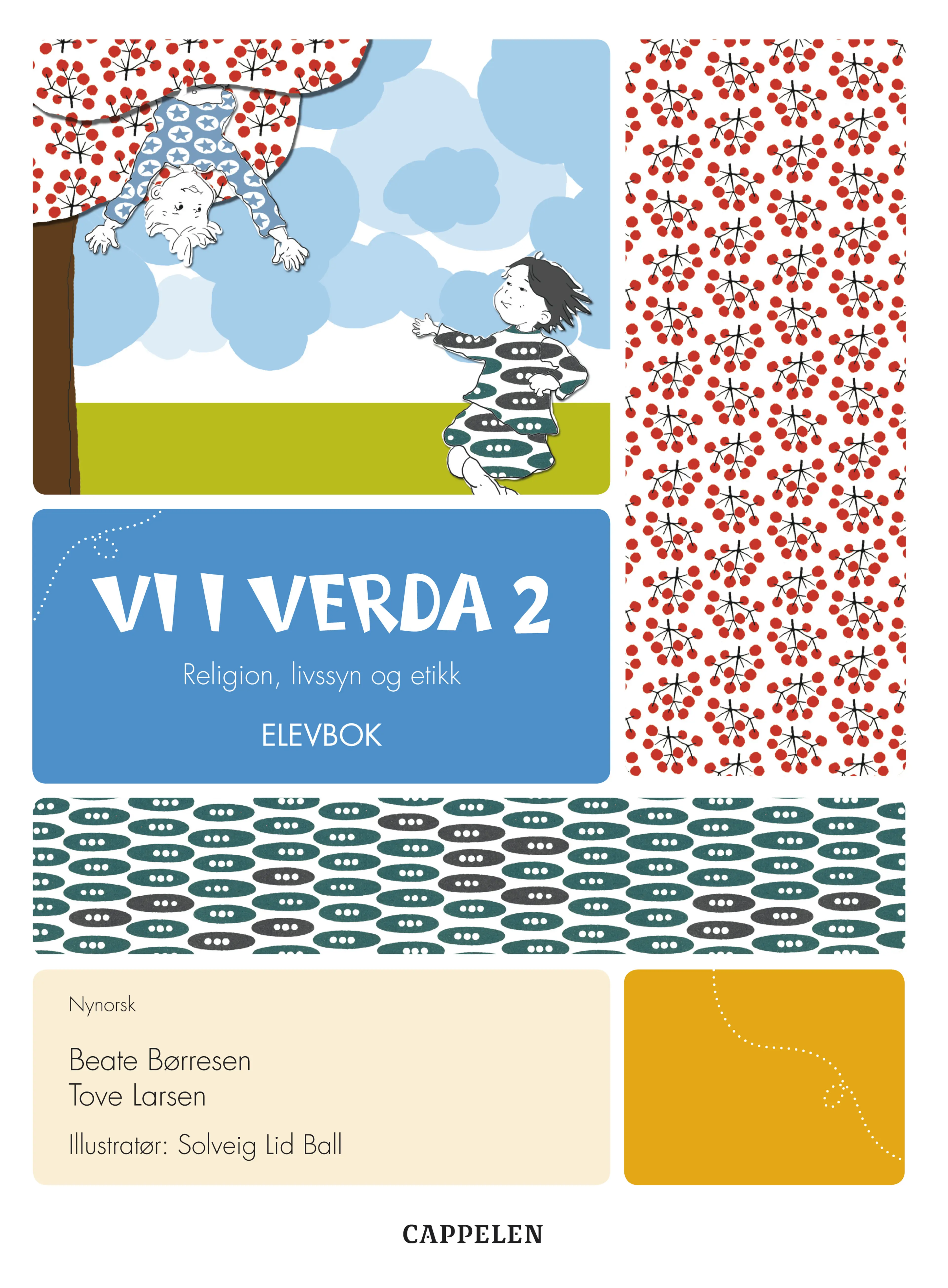 Omslag Vi i verda 2 Elevbok av Beate Børresen og Tove Larsen (Innbundet)