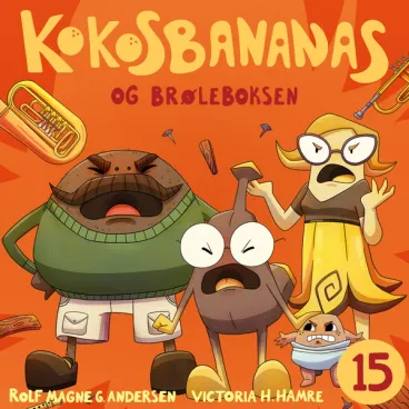 Omslag Kokosbananas og brøleboksen av Rolf Magne Andersen (Lydbok)