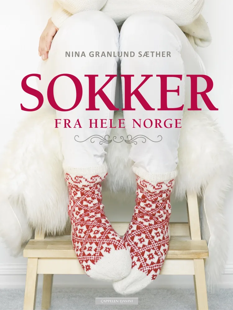 Omslag Sokker fra hele Norge av Nina Granlund Sæther (Innbundet)