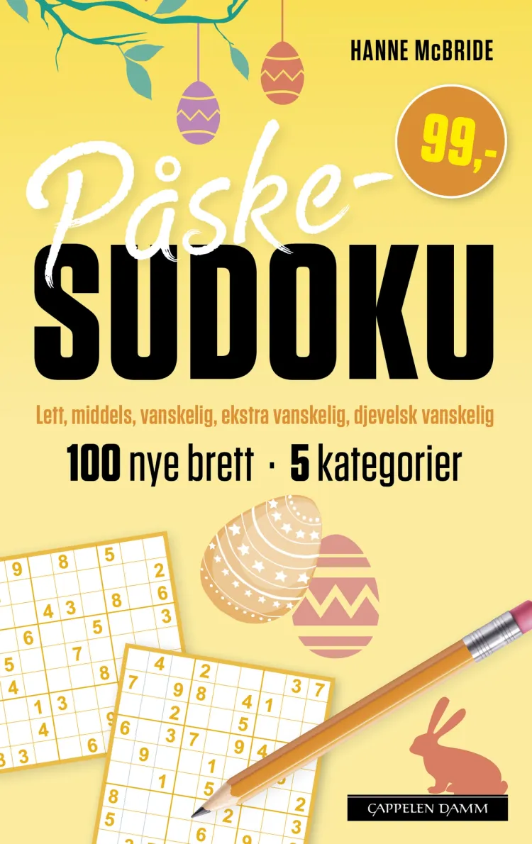 Omslag Påske-sudoku av Hanne McBride (Heftet)
