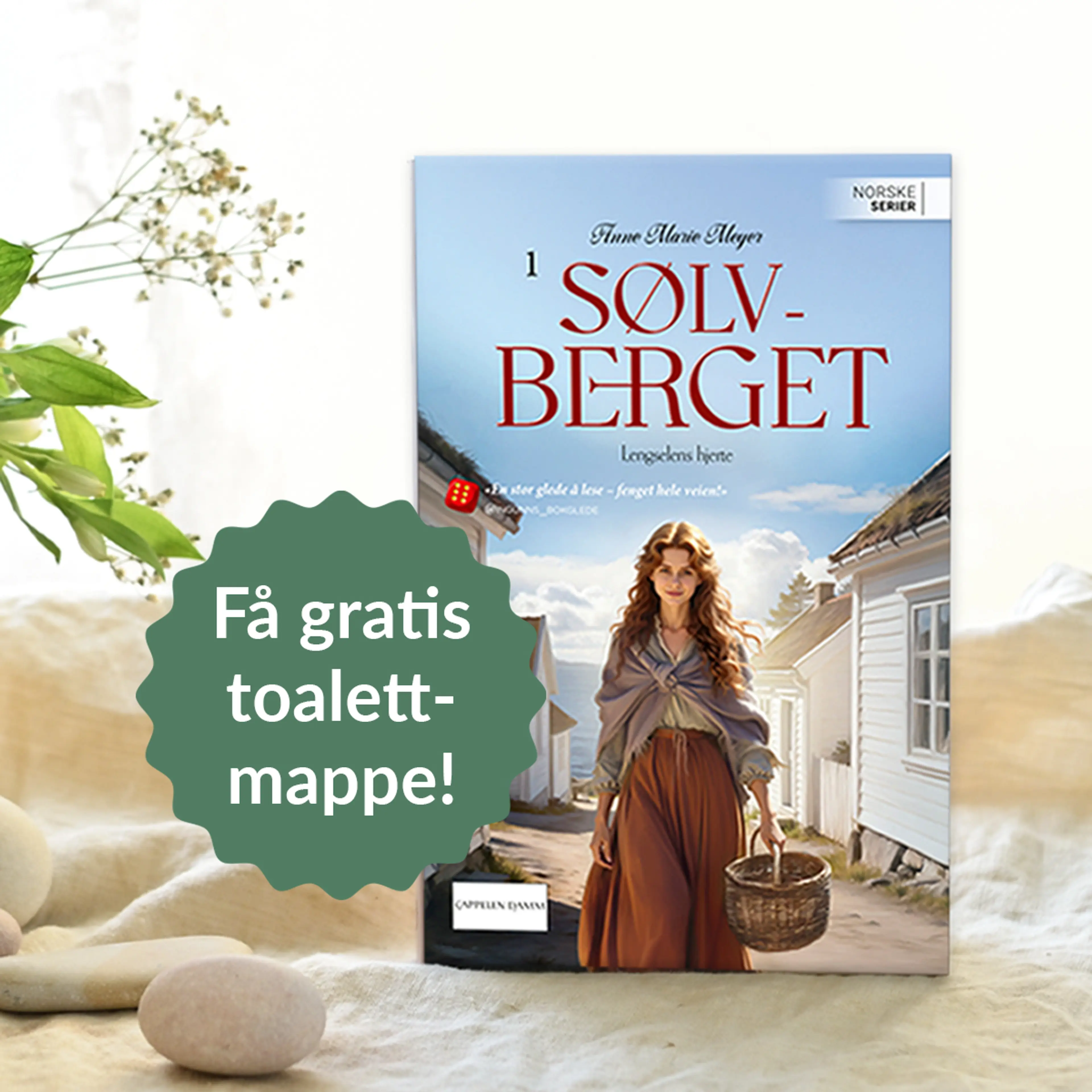 Foto av første bok i serien Sølvberget