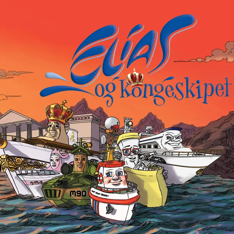 Omslag Elias og Kongeskipet av Espen Fyksen og Øyvind Rune Stålen (Nedlastbar lydbok)