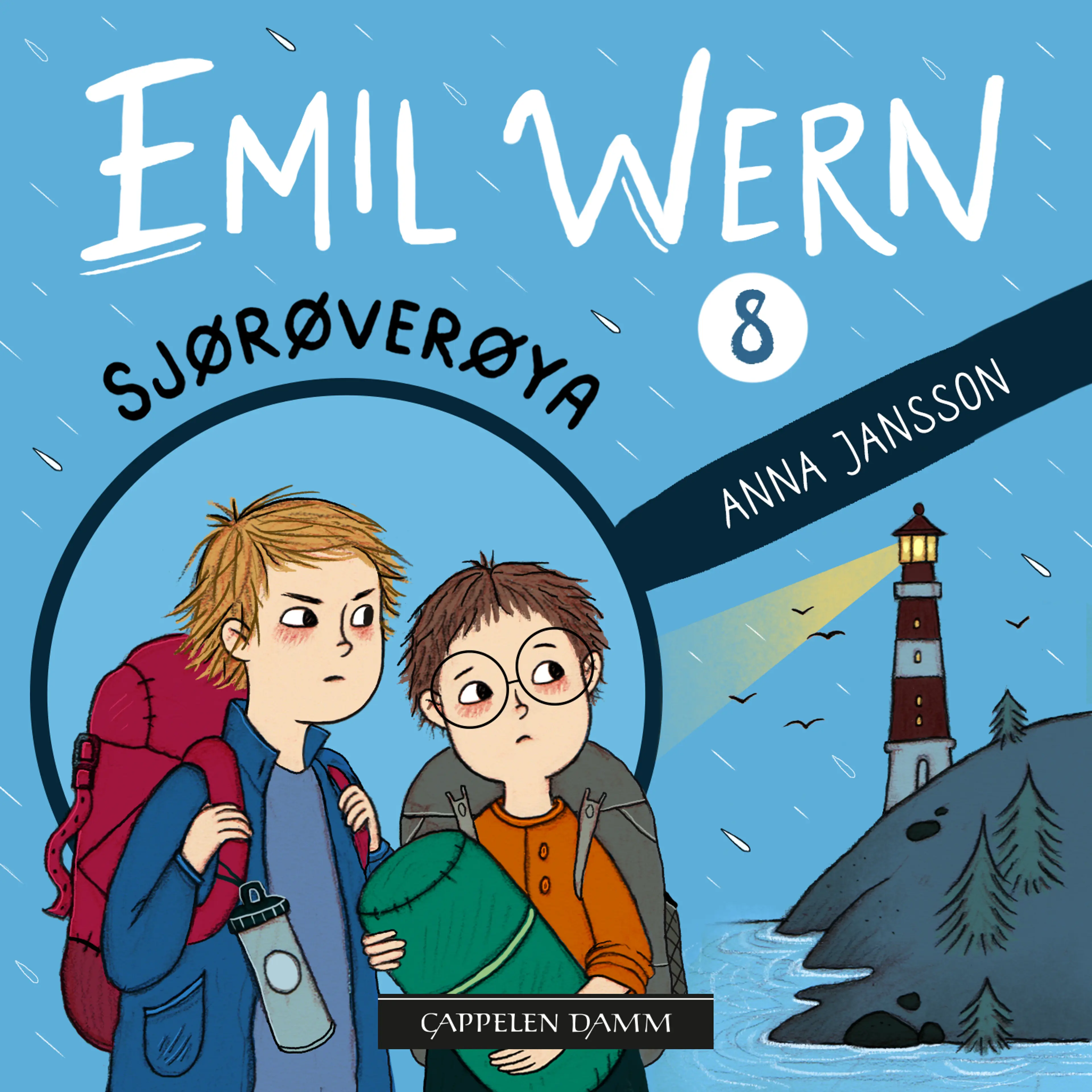 Omslag Emil Wern: Sjørøverøya av Anna Jansson (Lydbok)