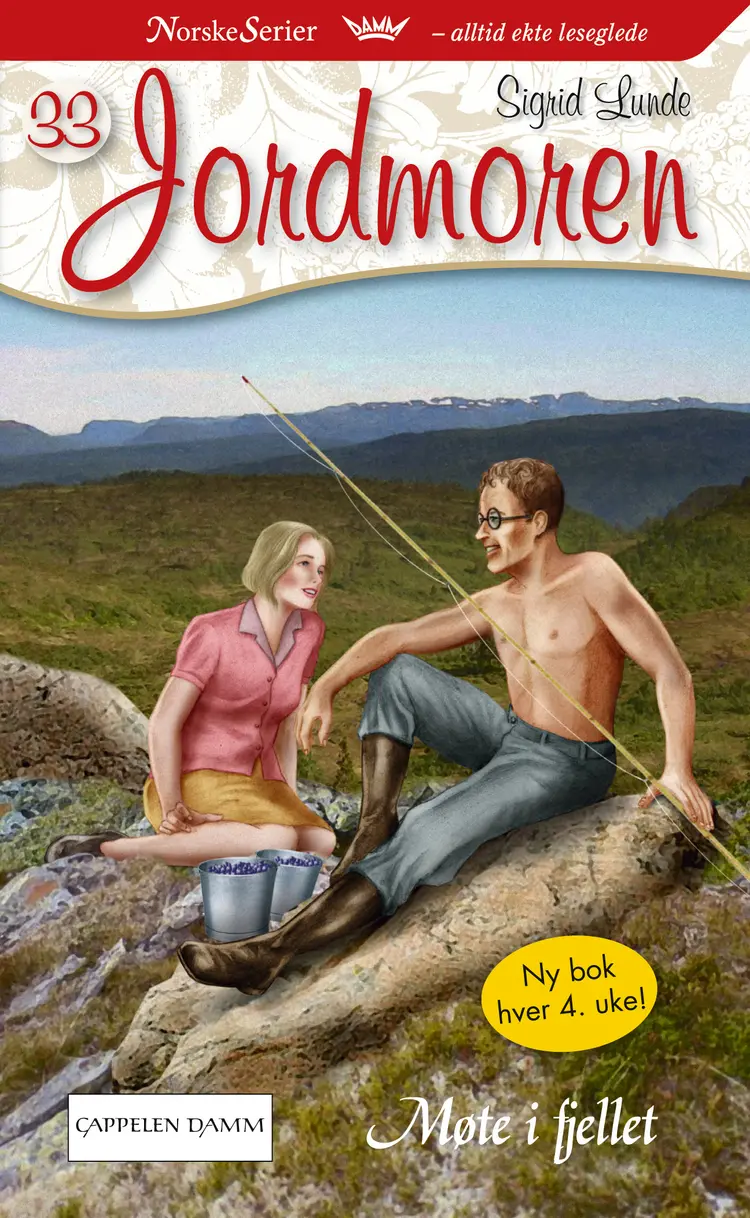 Omslag Møte i fjellet av Sigrid Lunde (Heftet)