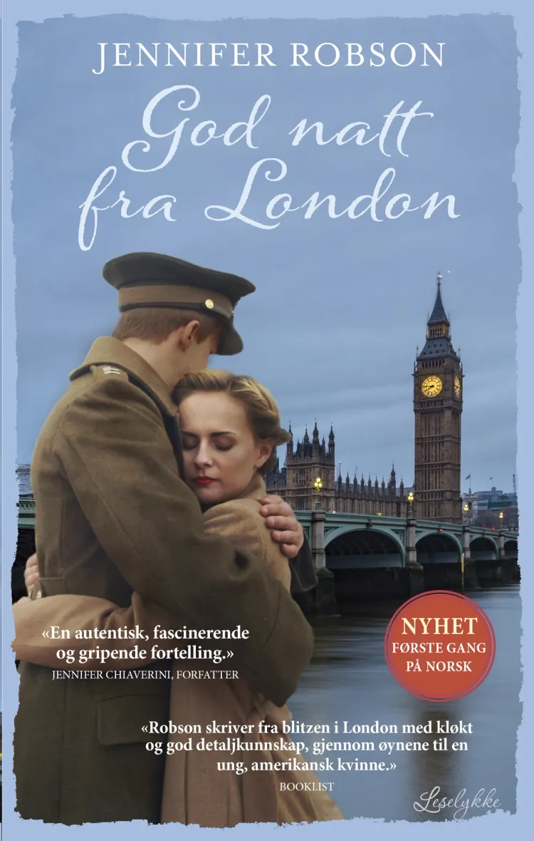 Omslag God natt fra London av Jennifer Robson (Ebok)