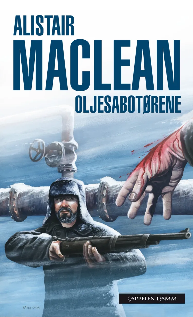 Omslag Oljesabotørene av Alistair MacLean (Heftet)